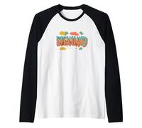 Joli costume aux couleurs du pays des rêves et emblème Manche Raglan
