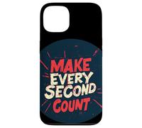 Joli costume avec logo Make Every Second Count Coque pour iPhone 13