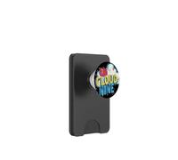 Joli Costume coloré sur Cloud Nine Speech PopSockets PopWallet pour MagSafe