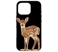 Joli Costume d'animal pour Les Amoureux des Cerfs et des Fauves Coque pour iPhone 16 Pro