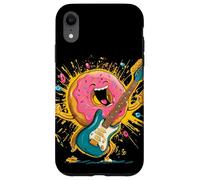 Joli Costume de Beignet pour Les Amateurs de Musique de Guitare Coque pour iPhone XR