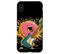 Joli Costume de Beignet pour Les Amateurs de Musique de Guitare Coque pour iPhone XS Max