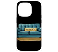 Joli Costume de canapé Confortable pour Les Amateurs de royauté drôles Coque pour iPhone 14 Pro