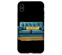 Joli Costume de canapé Confortable pour Les Amateurs de royauté drôles Coque pour iPhone XS Max
