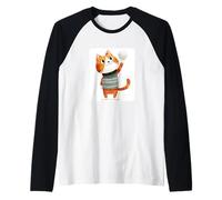 Joli Costume de Chat de Boule de Neige pour Les Amateurs de Combats de Boules de Neige Manche Raglan