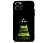 Joli Costume de Chat de Noël à l'ombre du Sapin Coque pour iPhone 11 Pro Max
