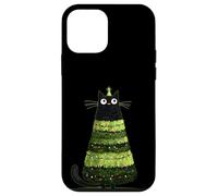 Joli Costume de Chat de Noël à l'ombre du Sapin Coque pour iPhone 12 Mini