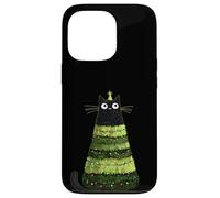 Joli Costume de Chat de Noël à l'ombre du Sapin Coque pour iPhone 13 Pro