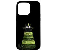 Joli Costume de Chat de Noël à l'ombre du Sapin Coque pour iPhone 15 Pro Max