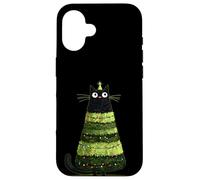 Joli Costume de Chat de Noël à l'ombre du Sapin Coque pour iPhone 16