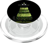 Joli Costume de Chat de Noël à l'ombre du Sapin PopSockets PopGrip pour MagSafe
