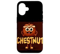 Joli Costume de châtaignier de Dessin animé pour garçons et Filles Coque pour iPhone 16