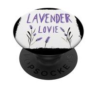 Joli Costume de Discours d'amoureux Lavande pour la Saison des jardiniers PopSockets PopGrip Adhésif