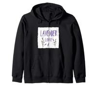 Joli Costume de Discours d'amoureux Lavande pour la Saison des jardiniers Sweat à Capuche