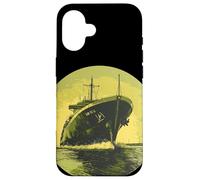 Joli costume de grand bateau pour observateur de navires Coque pour iPhone 16