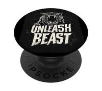 Joli costume de monstre pour libérer les amoureux de la bête PopSockets PopGrip Adhésif