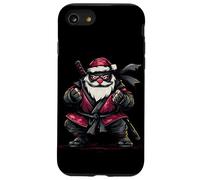 Joli Costume de Père Noël dans Un Costume de Ninja pour Les Amoureux des samouraïs Coque pour iPhone SE (2020) / 7/8