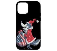 Joli Costume de Père Noël et Loup pour garçons et Filles Coque pour iPhone 12 Mini