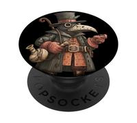 Joli Costume de peste Doc avec Masque pour Les Amoureux médiévaux PopSockets PopGrip Adhésif