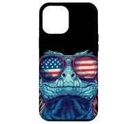 Joli Costume de Reptile Patriotique pour lézard et Fans du 4 Juillet Coque pour iPhone 12 Pro Max