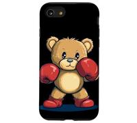 Joli costume de sport en peluche avec gants de boxe Coque pour iPhone SE (2020) / 7 / 8
