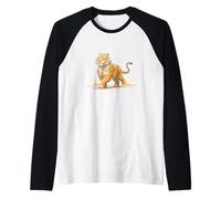 Joli Costume de Tigre du Bengale pour Les Amateurs de Chats et de Tigres Manche Raglan