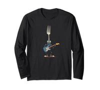 Joli Costume Fourchette Couverts pour Les Amateurs de Guitare et de Rockstar Manche Longue