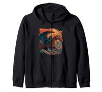 Joli Costume Graphique Dragon Rider pour garçons et Filles Sweat à Capuche