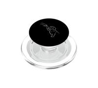 Joli Coup de Poing de Teckel à Poil Dur PopSockets PopGrip pour MagSafe