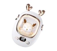 Joli coussin chauffant alimenté par USB à 3 tiques avec veilleuse de sécurité pour femmes, enfants, étudiants, grille-pain à main avec LED