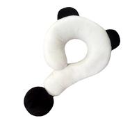 Joli coussin panda en peluche avec point d'interrogation Design en option Sommeil confortable pour le bureau à domicile ou pendant le voyage