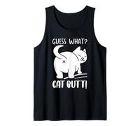 Joli cul de chat Devine What pour les amoureux des chats et les propriétaires d'animaux de compagnie Débardeur