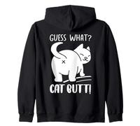 Joli cul de chat Devine What pour les amoureux des chats et les propriétaires d'animaux de compagnie Sweat à Capuche