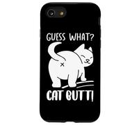 Joli cul de chat Devine What pour les amoureux des chats et les propriétaires d'animaux de compagnie Coque pour iPhone SE (2020) / 7 / 8