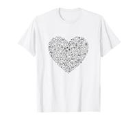 Joli cœur de Noël en Forme de cœur, Amateur de Noël T-Shirt