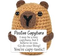 Joli dauphin d'eau crocheté fait à la main, station de remplissage émotionnelle pour collège maternelle maternelle remise de diplôme Capybara fait main pour fils et fille, anniversaire, adulte, cadeau