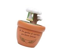 Joli de cendres d ' urne commémorative de dessin animé pour jouets en fourrure d ' animaux de compagnie, thème symbolique, couvercle sécurisé, boîte de crémation en résine pour décorations pour de