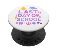 Joli dernier Jour d'école prêt pour Un Professeur d'été ou Un Enfant PopSockets PopGrip Adhésif