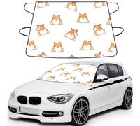Joli derrière de Corgi,Housse de Pare-Brise de Voiture, Protection Pare-Brise - Résistante à la Neige, à la Glace, au Soleil, aux UV, à la poussière et à l'eau - Convient à la Plupart des Voitures