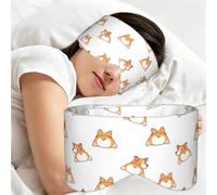 Joli derrière de corgi, Masque de sommeil pour la maison, les voyages et le travail posté, couvrant entièrement les yeux et bloquant la lumière
