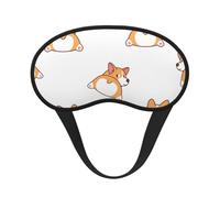 Joli derrière de corgi,Masques de sommeil occultants, cache-yeux couvrants, masques de sommeil anti-lumière