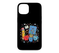 Joli Design d'apprentissage Happy School Supplies Coque pour iPhone 13