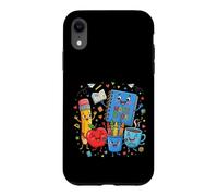 Joli Design d'apprentissage Happy School Supplies Coque pour iPhone XR