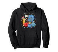 Joli Design d'apprentissage Happy School Supplies Sweat à Capuche