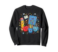 Joli Design d'apprentissage Happy School Supplies Sweatshirt