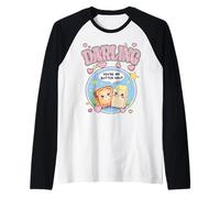 Joli design Darling You Are My Butter Half pour les couples amoureux Manche Raglan