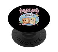 Joli design Darling You Are My Butter Half pour les couples amoureux PopSockets PopGrip Adhésif