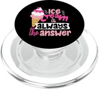 Joli Design de Cornet de Glace pour Filles et Femmes PopSockets PopGrip pour MagSafe