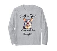 Joli design possum, Just a Girl Alone With Her Thoughts Manche Longue