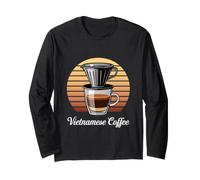 Joli Design vietnamien pour Amateur de café Manche Longue